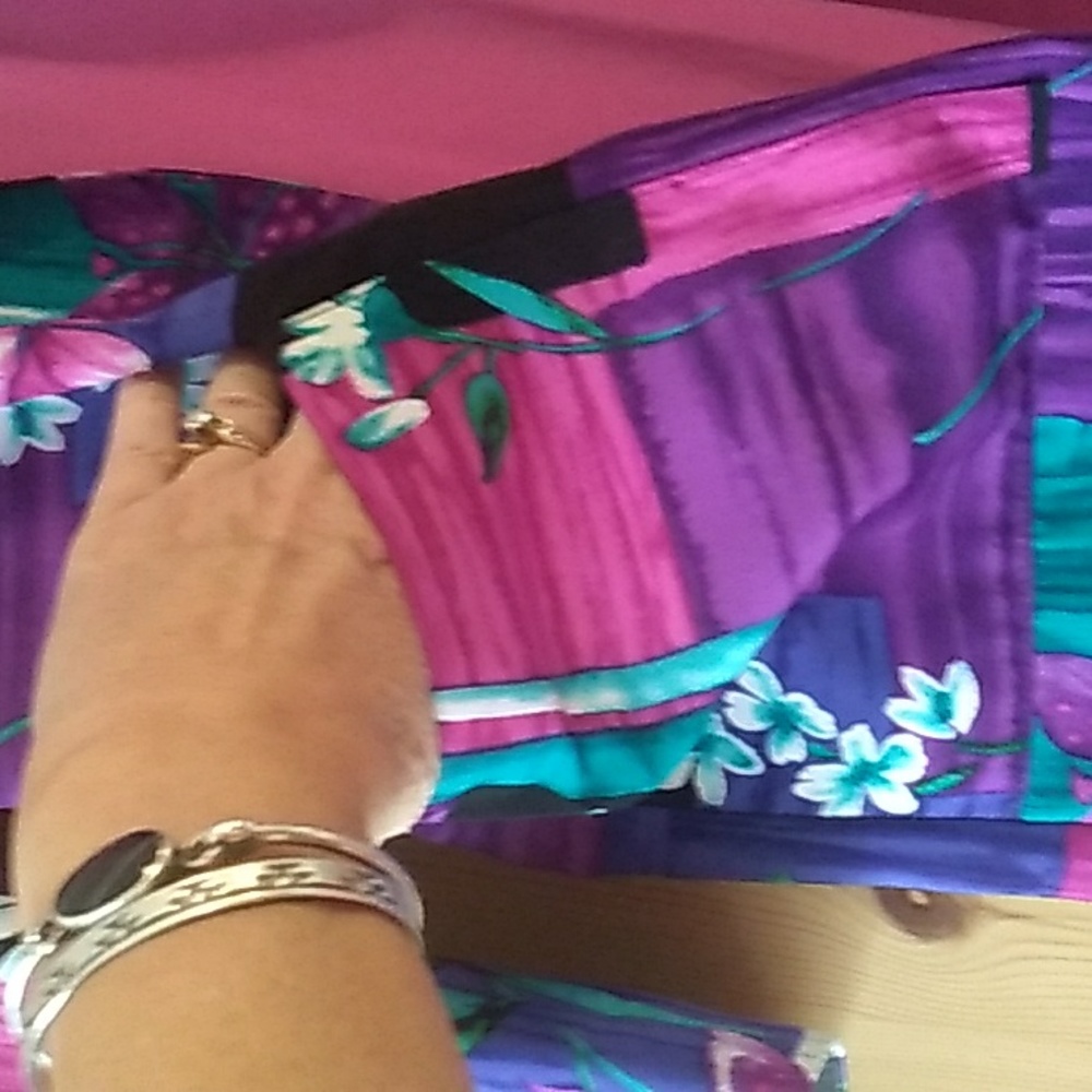 Willow Ridge Teal, Fuschia Black Blazer Sz 1x - image 5